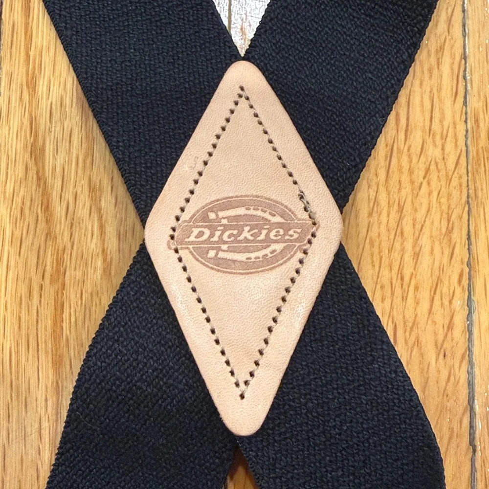 Dickies Men’s Black Suspenders Size OS